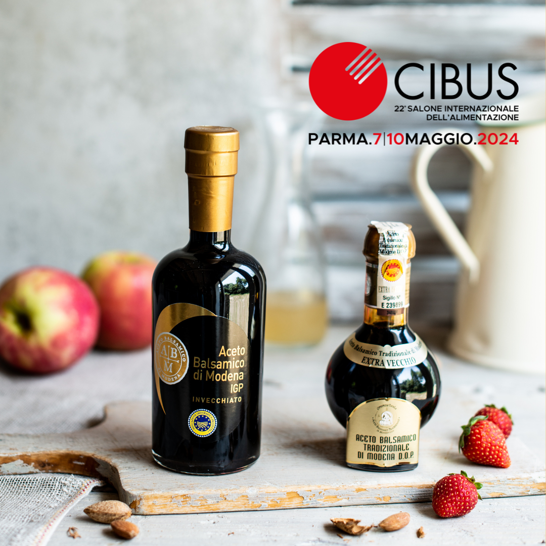ACETO BALSAMICO DI MODENA IGP E ACETO BALSAMICO TRADIZIONALE DI MODENA DOP: I DUE CONSORZI INSIEME A CIBUS