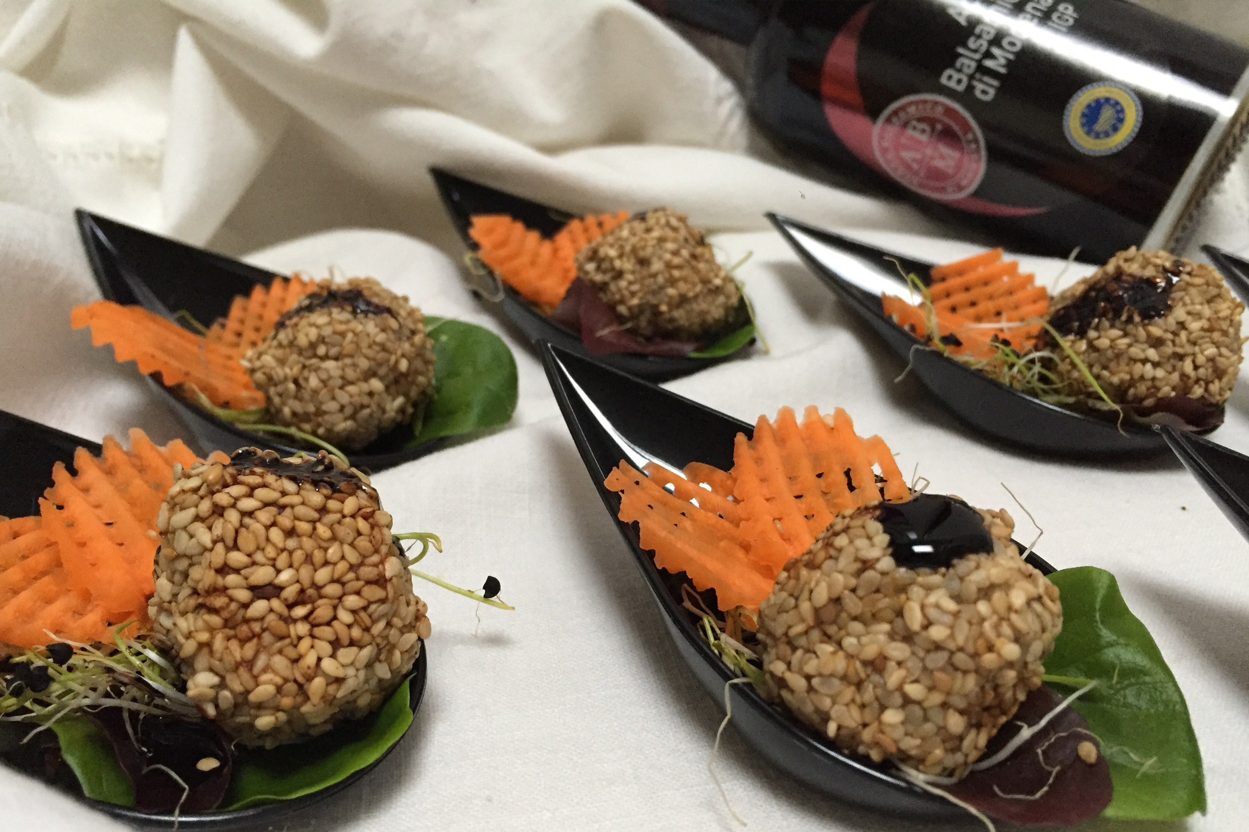 Polpettine di lenticchie finger-food