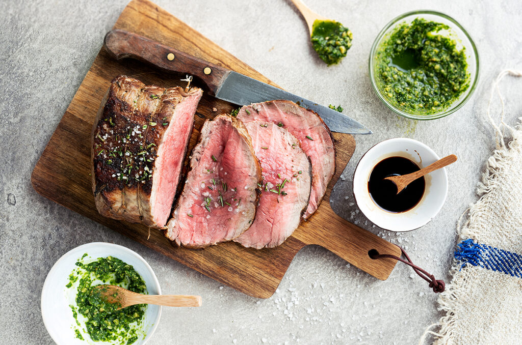 Manzo all’inglese con salsa verde alle noci