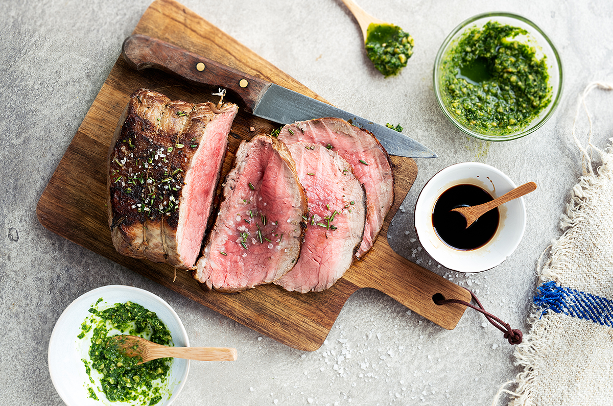Manzo all’inglese con salsa verde alle noci