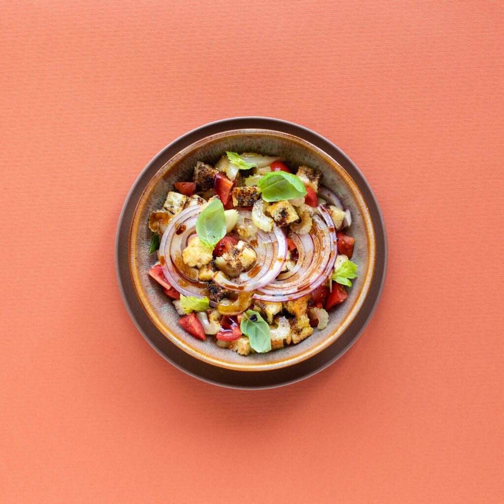 Panzanella di verdure e Aceto Balsamico di Modena IGP