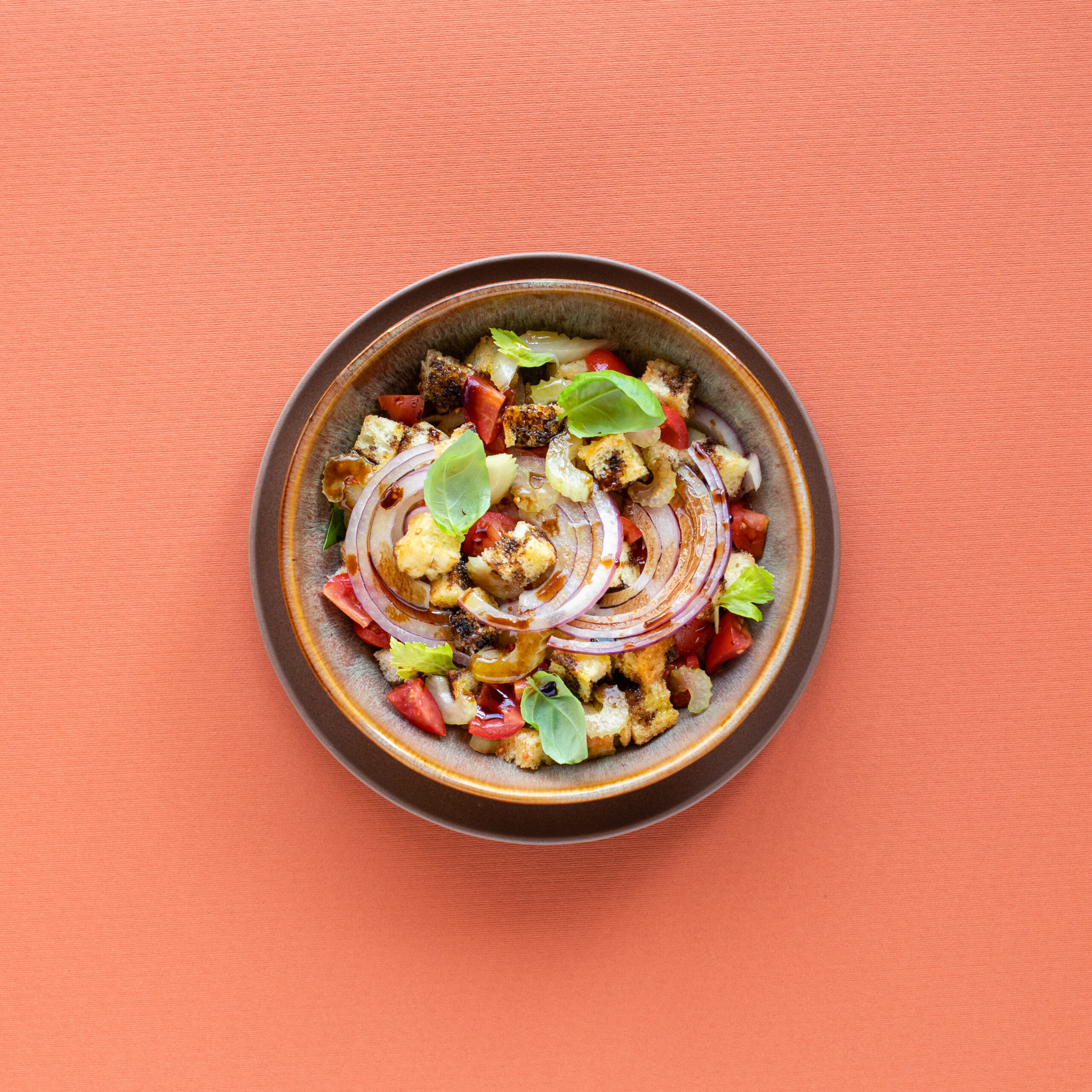 Panzanella di verdure e Aceto Balsamico di Modena IGP